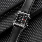 Original Skmei 1868 Watch – Digital & Analog Mens Wristwatch, Full Black Luxury