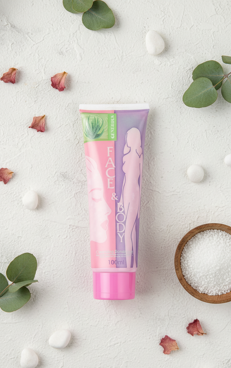 Face And Body Peeling Gel Scrub-100ml