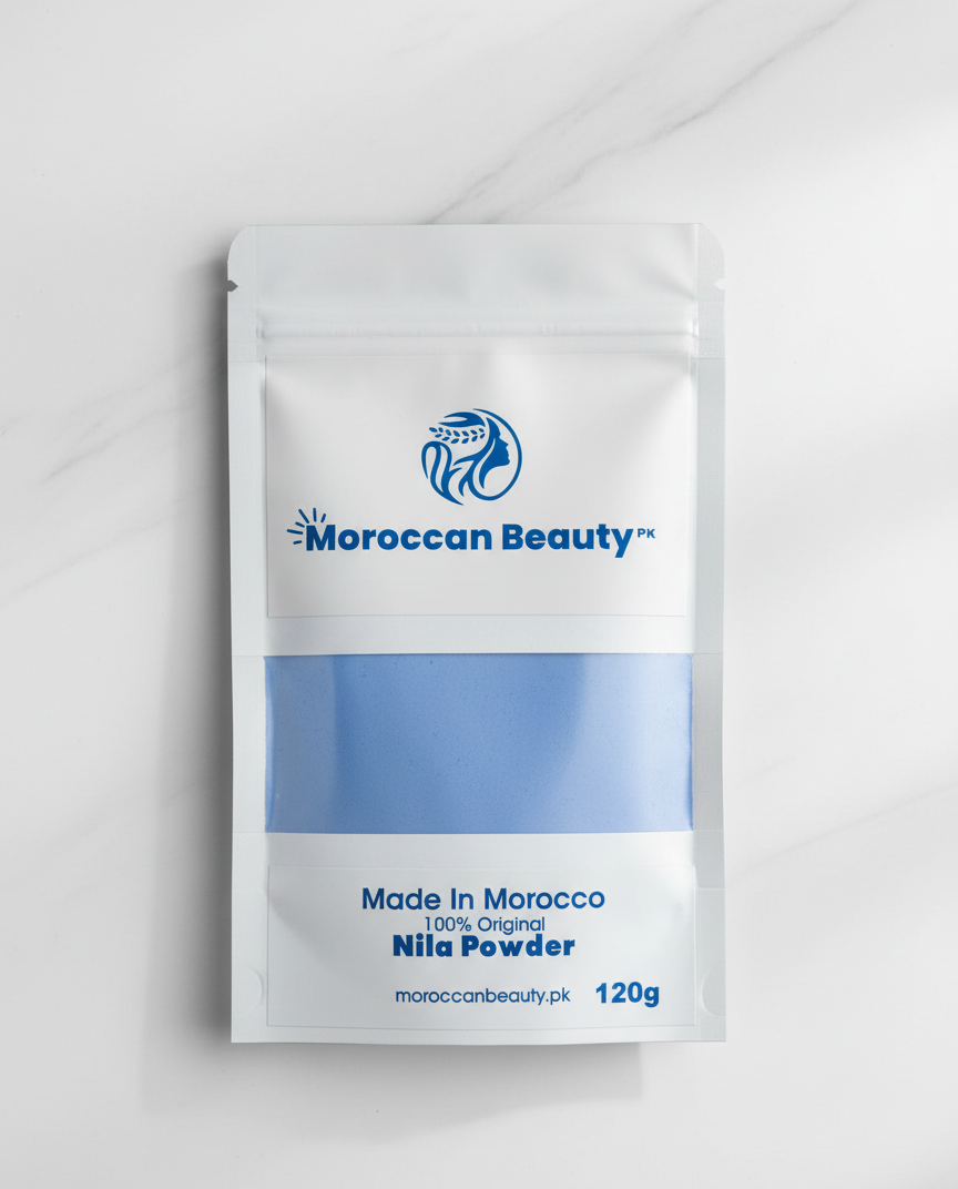 MOROCCAN BEAUTY: Blue Face Mask Powder - 120g