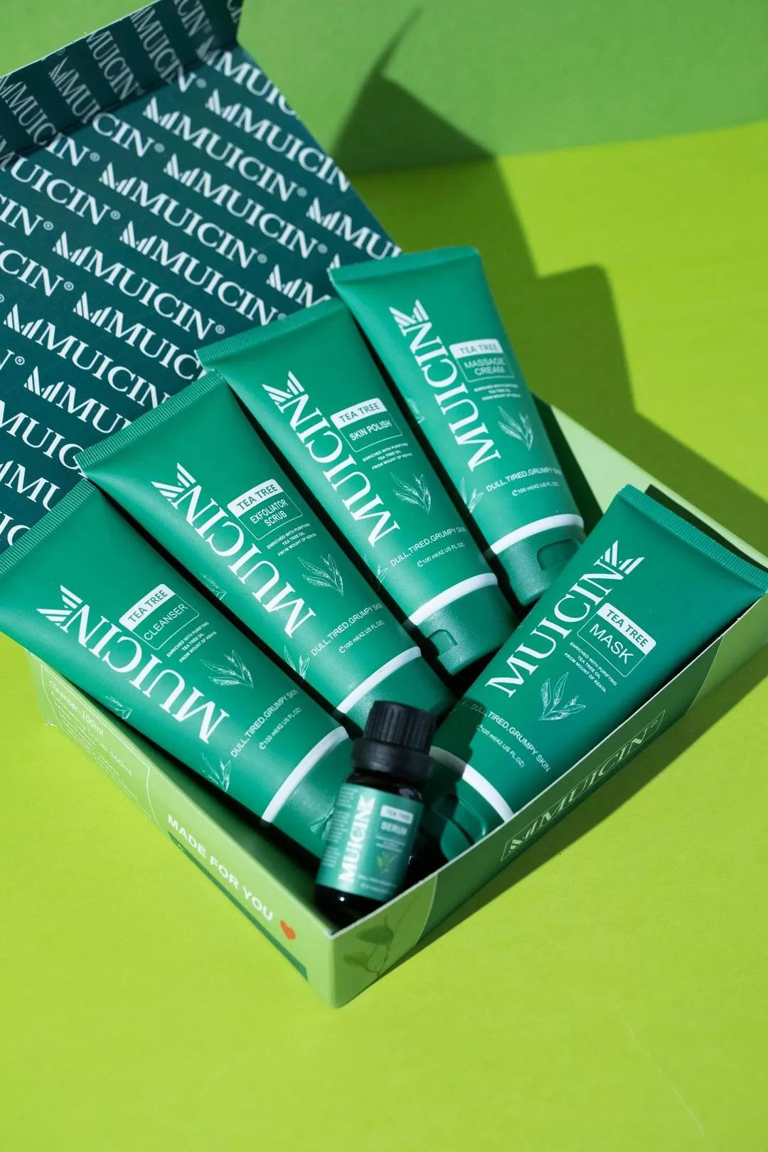 Whitening And Brightening Tea Tree Facial Kit - Nourishing 1 Pcs