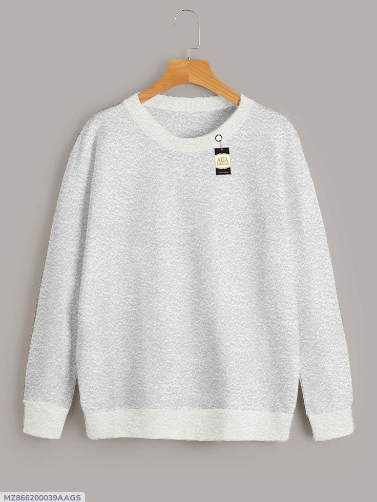 Women’s Stitched Plain Sweatshirt – Classic Comfort with Subtle Detailing