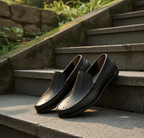 Men's Leather Formal Shoes SJ- Black