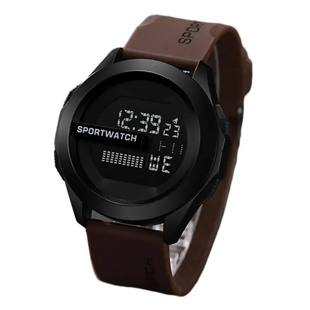 Men's LED Digital Sports Watch – Alarm Clock, Multifunction, Waterproof Fitness Watch for Men