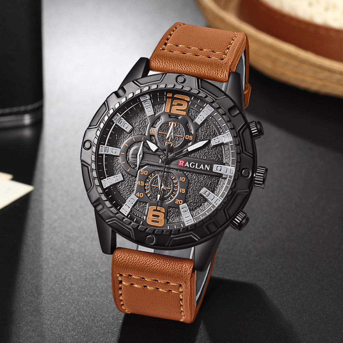 Wal-Joy WJ079: Men’s Fashion Watches with Leather Strap | Classic Wristwatch Gift