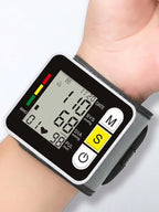 Portable Digital Wrist Blood Pressure Monitor | Heart Rate Pulse Meter & Health Care Device