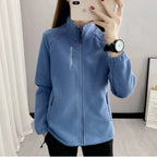 Women’s Plus-Size Fleece Jacket – Warm Winter/Spring Coat for Casual & Sportswear