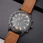 Wal-Joy WJ079: Men’s Fashion Watches with Leather Strap | Classic Wristwatch Gift