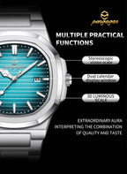 2025 Luxury Square Military Watch for men