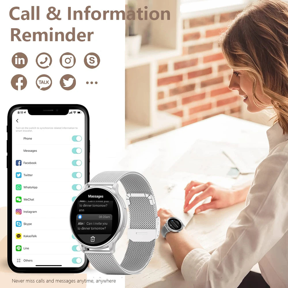 MEVADEN Y22 Bluetooth Call Smart Watch-for men & women