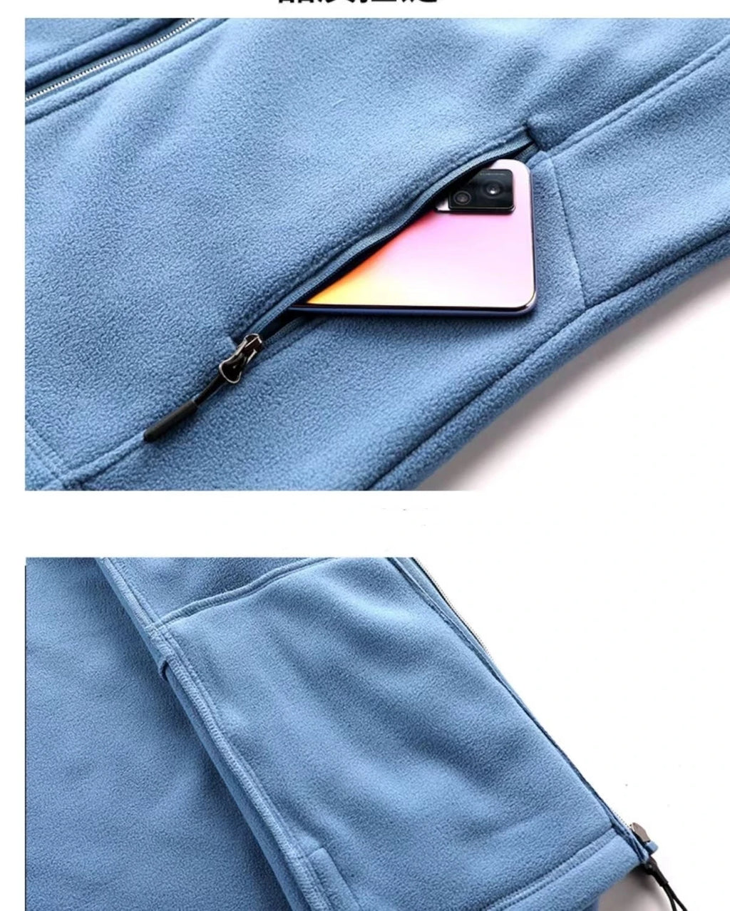 Women’s Plus-Size Fleece Jacket – Warm Winter/Spring Coat for Casual & Sportswear