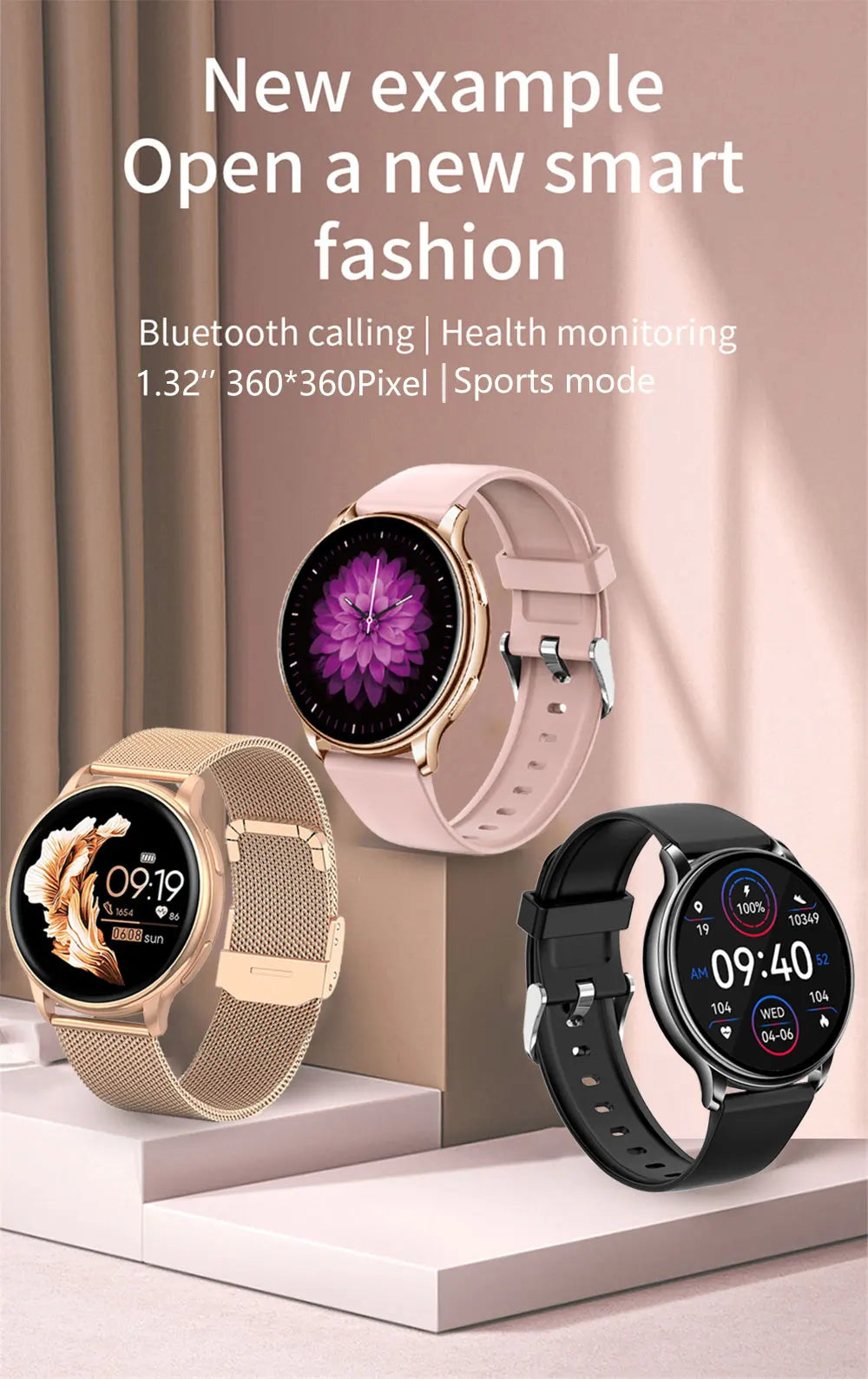 MEVADEN Y22 Bluetooth Call Smart Watch-for men & women