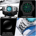 2025 Luxury Square Military Watch for men