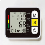 Portable Digital Wrist Blood Pressure Monitor | Heart Rate Pulse Meter & Health Care Device