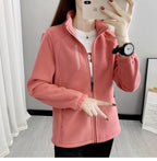 Women’s Plus-Size Fleece Jacket – Warm Winter/Spring Coat for Casual & Sportswear