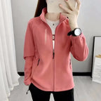 Women’s Plus-Size Fleece Jacket – Warm Winter/Spring Coat for Casual & Sportswear
