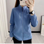 Women’s Plus-Size Fleece Jacket – Warm Winter/Spring Coat for Casual & Sportswear