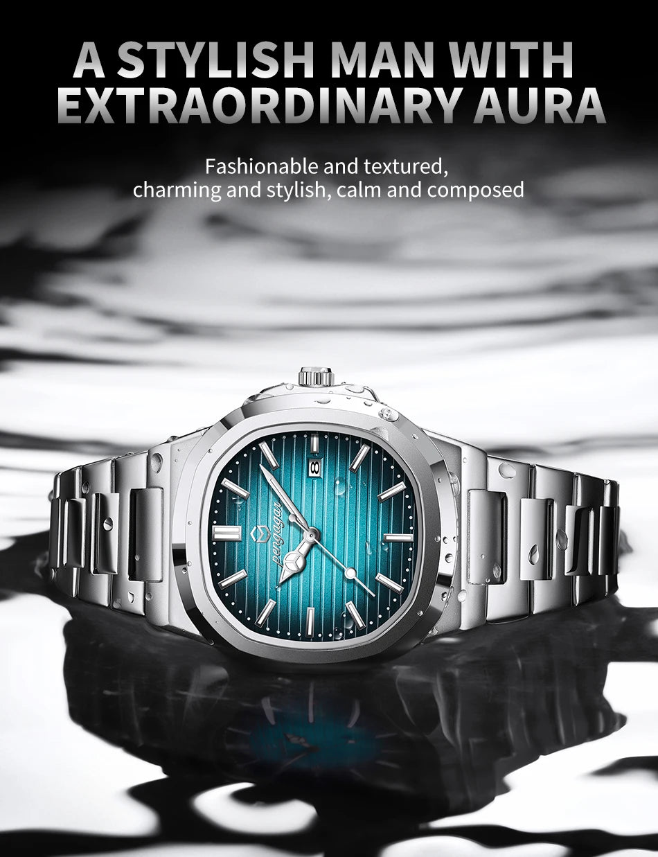 2025 Luxury Square Military Watch for men