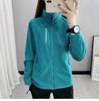 Women’s Plus-Size Fleece Jacket – Warm Winter/Spring Coat for Casual & Sportswear