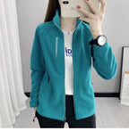 Women’s Plus-Size Fleece Jacket – Warm Winter/Spring Coat for Casual & Sportswear