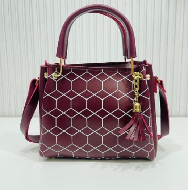 women's PU Leather Printer Shoulder Bag