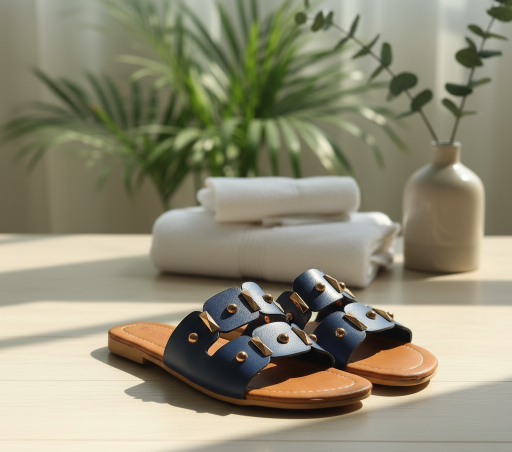 Women PVC Sole Flats: Comfortable All-Day Flat Shoes with Durable PVC Soles for Everyday Wear